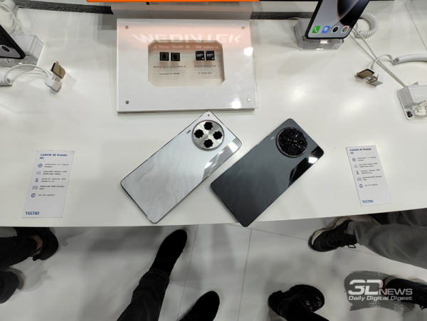 Tecno представила смартфон Camon 30 Premier 5G с технологией PolarAce и другие модели серии