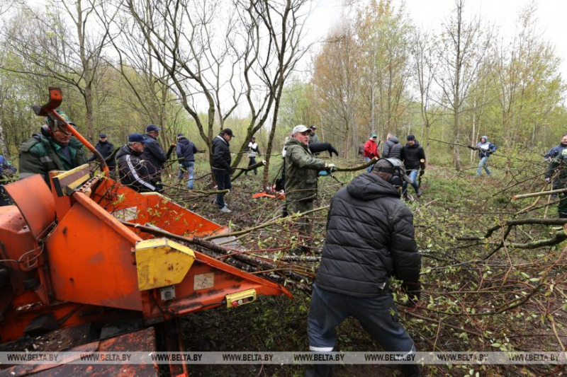 ФОТОРЕПОРТАЖ: Республиканский субботник проходит в Беларуси