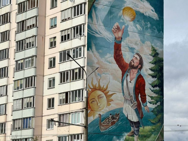 Первый в Беларуси эко-мурал появился в Витебске. Какая идея?