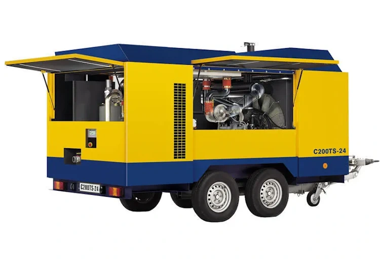Дизельный компрессор compair c200ts 24
